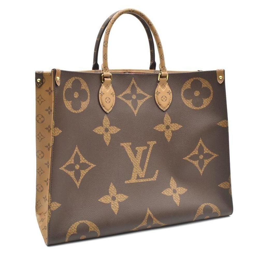 On The Go GM Giant Monogram Giant Monogram Reverse Tote Bag